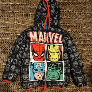 Marvel Kids Jacket - Black and Red